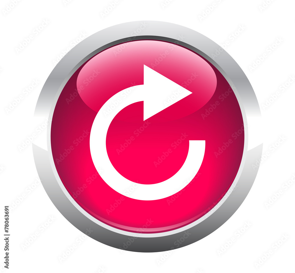 Round button to reload for web. Vector. Round button to reload for web. Vector.