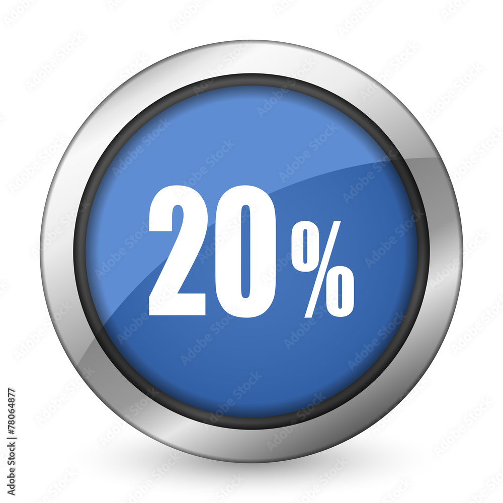 20 percent icon sale sign 20 percent icon sale sign