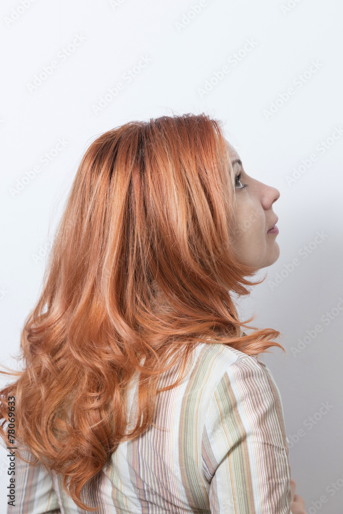 Obraz premium Redhead woman