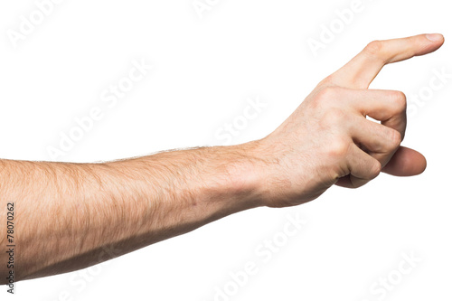 Wallpaper Mural Male hand holding paper card Torontodigital.ca