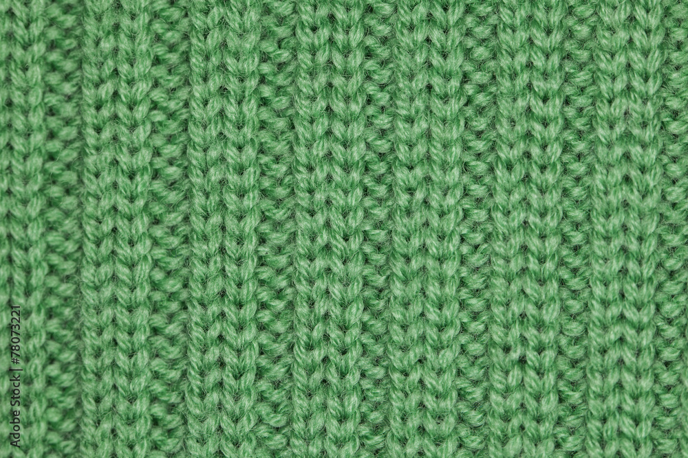 green sweater fabric