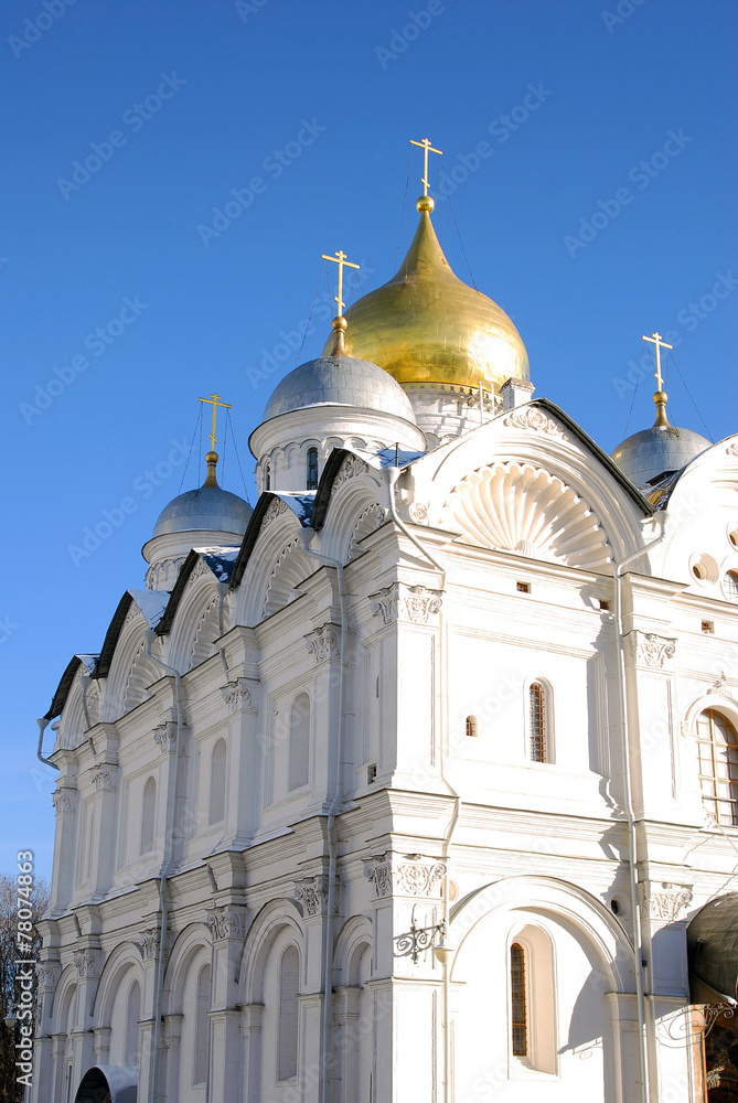 Archangels church. Moscow Kremlin. UNESCO Heritage Site.