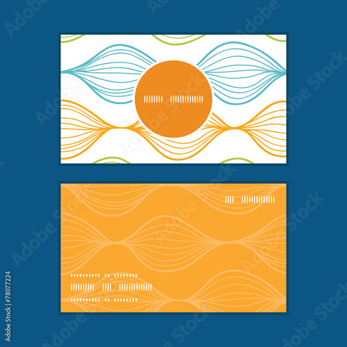 Vector colorful horizontal ogee vertical round frame pattern