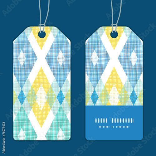 Vector colorful fabric ikat diamond vertical stripe frame