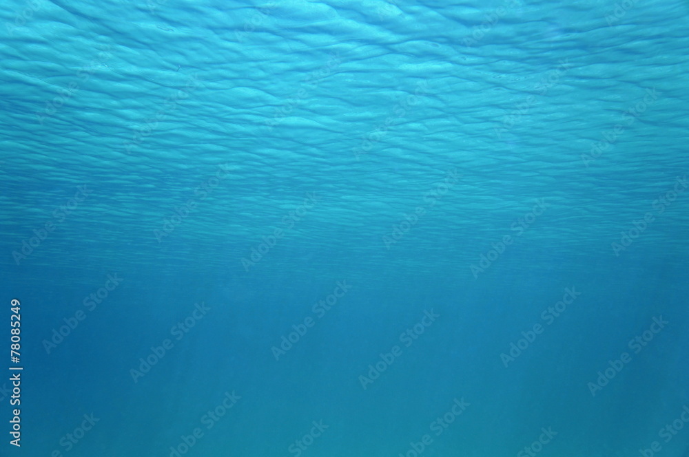 Ripples of underwater surface in the Caribbean sea Ripples of underwater surface in the Caribbean sea