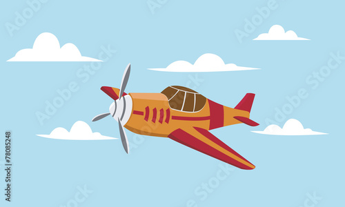 flying small plane