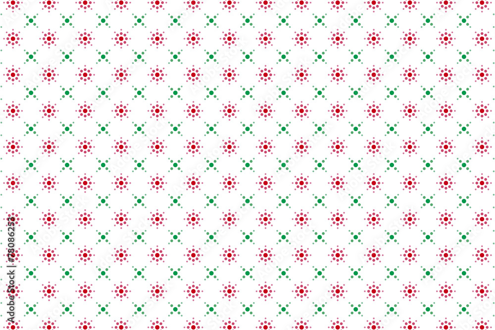 背景素材壁紙 丸 点 ドット 点々 水玉 デコレーション 装飾 飾り 模様 パターン ラッピング 包装紙 花火 花模様 お日様 Stock ベクター Adobe Stock