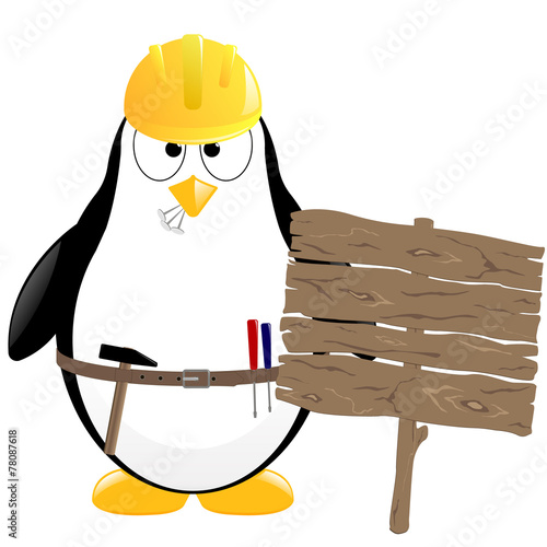 vector penguin