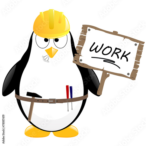 vector penguin