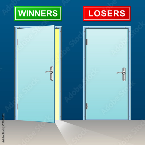 winners and losers doors