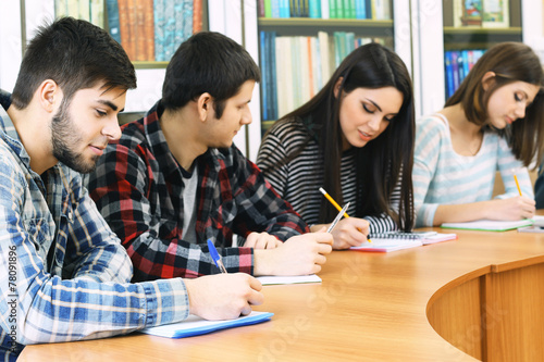 Group of students sitting a...