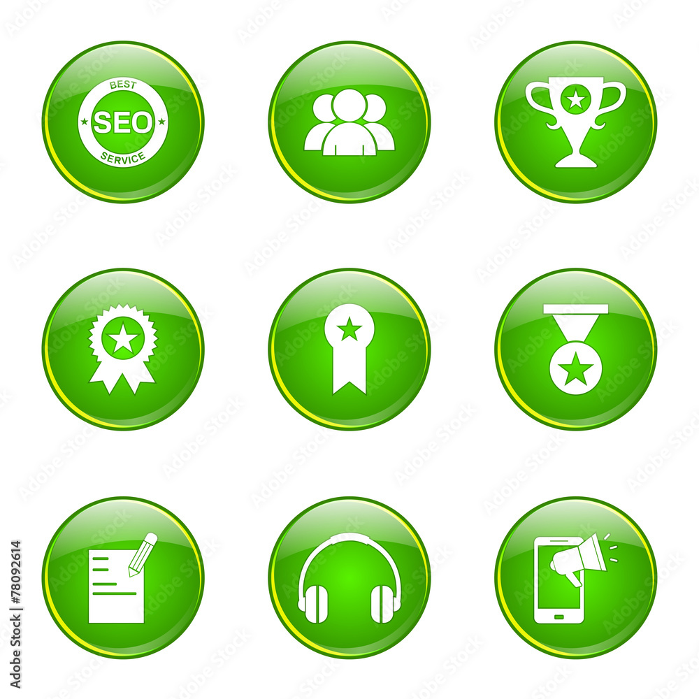 SEO Internet Sign Green Vector Button Icon Design Set 9 SEO Internet Sign Green Vector Button Icon Design Set 9
