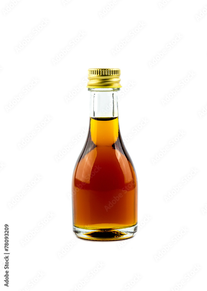 Bottle with whisky