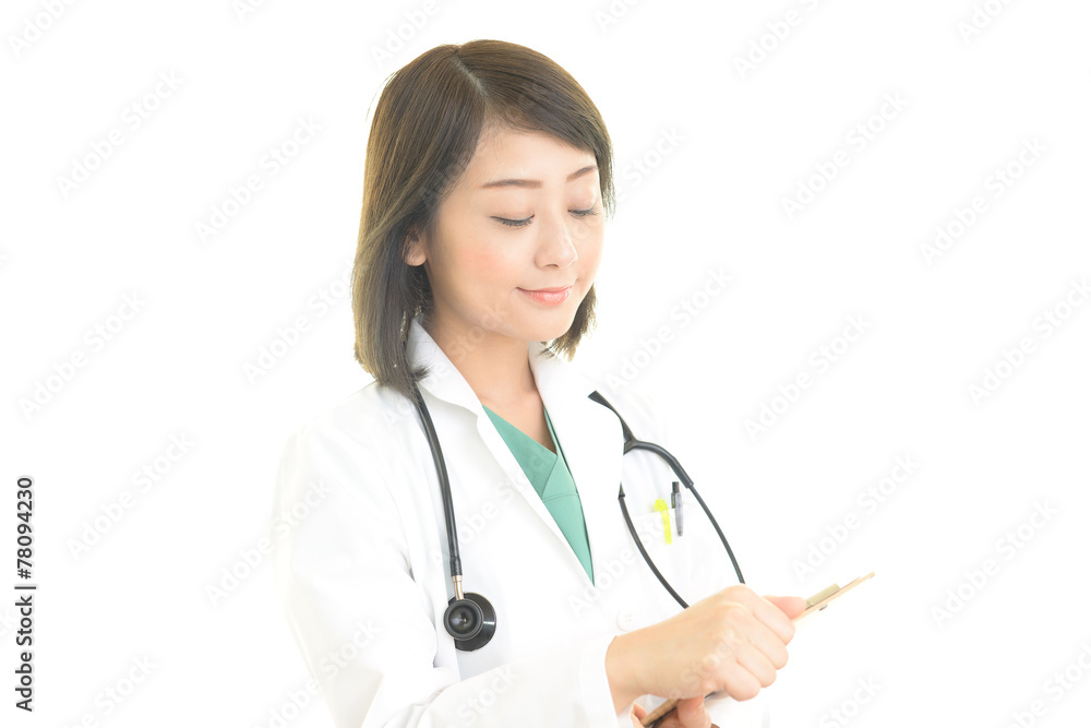 微笑む女医 微笑む女医