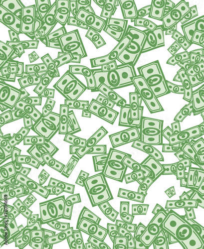 Money pattern. Money background from dollars