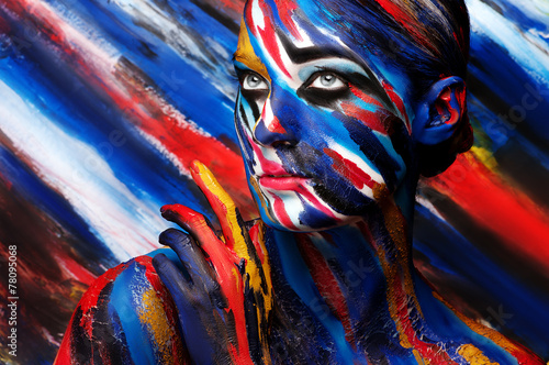 Fotografie Body art on man