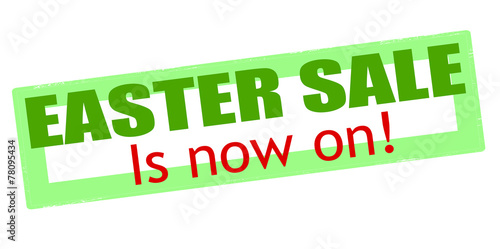 Easter sale is now on