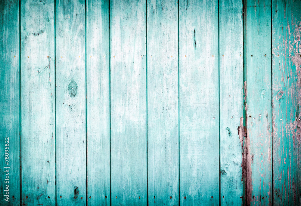 Obraz premium Old painted wood wall - texture or background