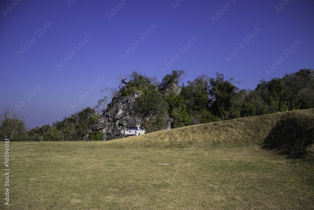 Fototapeta premium Hilly landscape at Nan