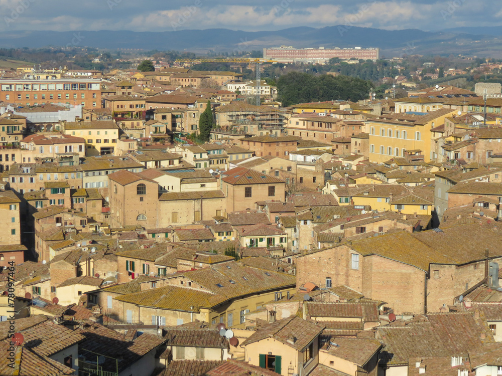 Siena, city centre