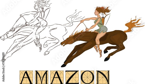 Amazon with title