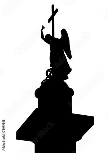 Angel with cross