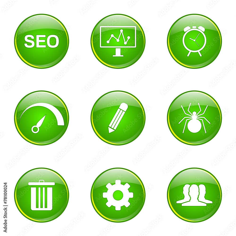 SEO Internet Sign Green Vector Button Icon Design Set 8 SEO Internet Sign Green Vector Button Icon Design Set 8