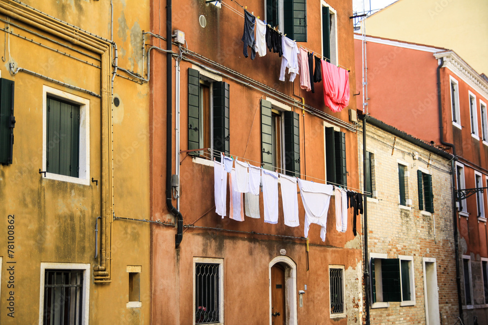 clothes hanging in venice