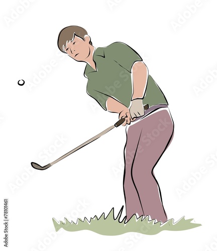sketchy golfer
