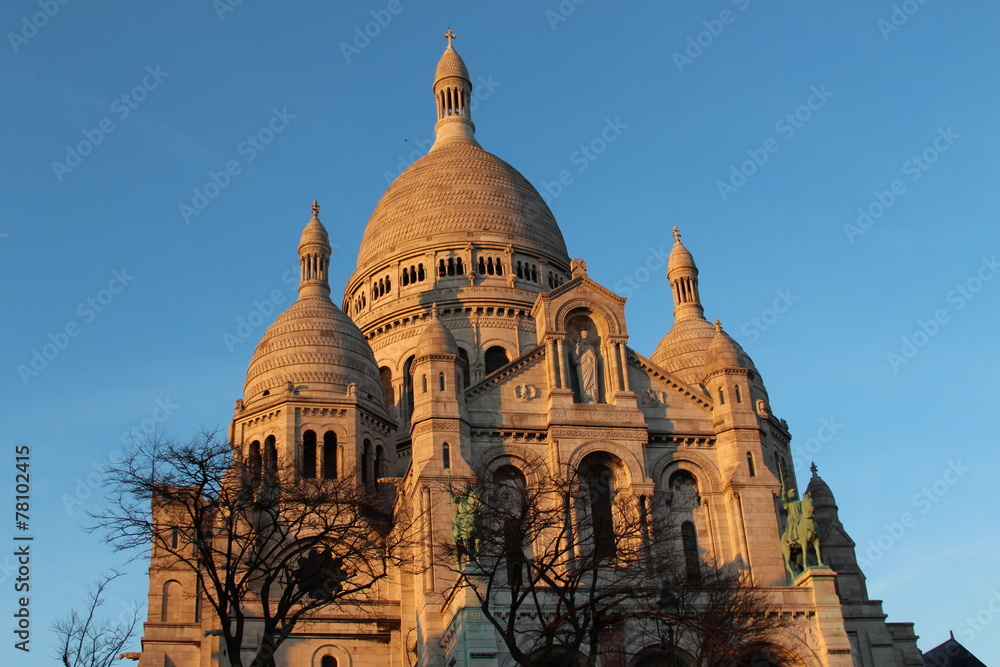 Sacré Coeur Basilica at Mont Martre in Paris