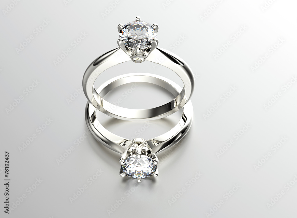 Engagement gold ring with diamond. Jewelry background Engagement gold ring with diamond. Jewelry background