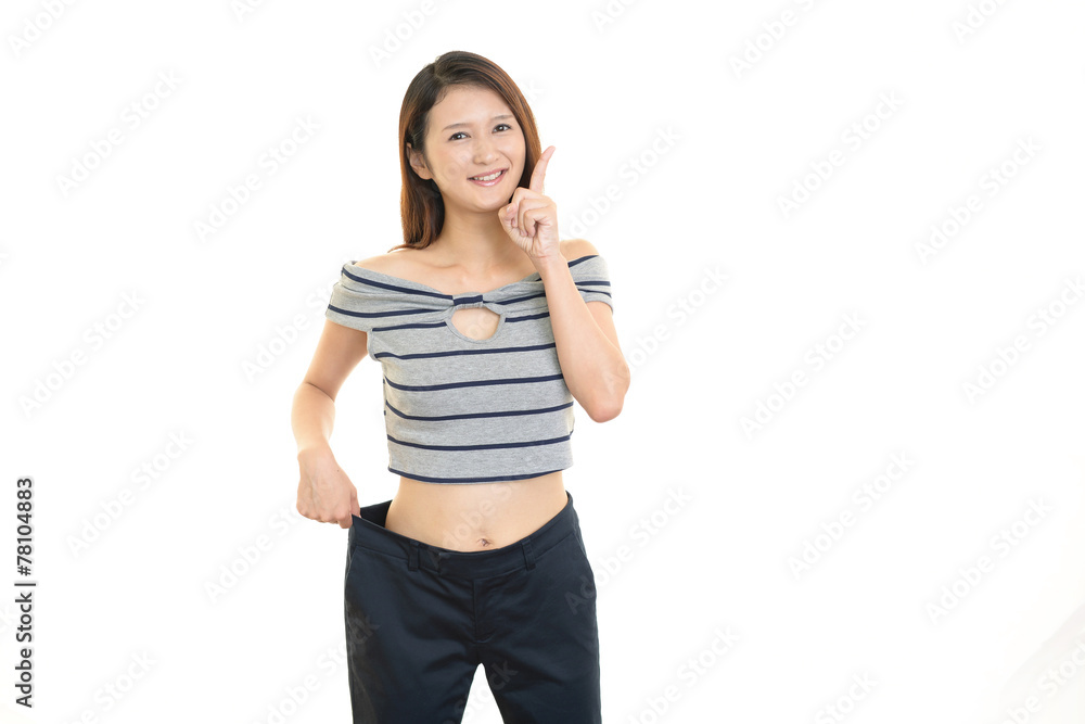 ダイエットに成功した女性 ダイエットに成功した女性