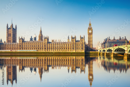 Fotografia Big Ben and Houses of parliament, London