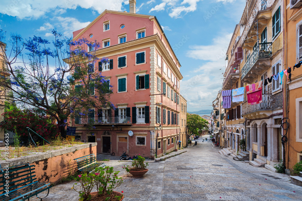 Streets of Corfu Town