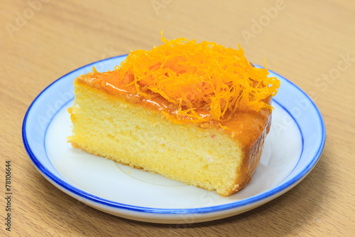 slice of Victoria sponge cake
