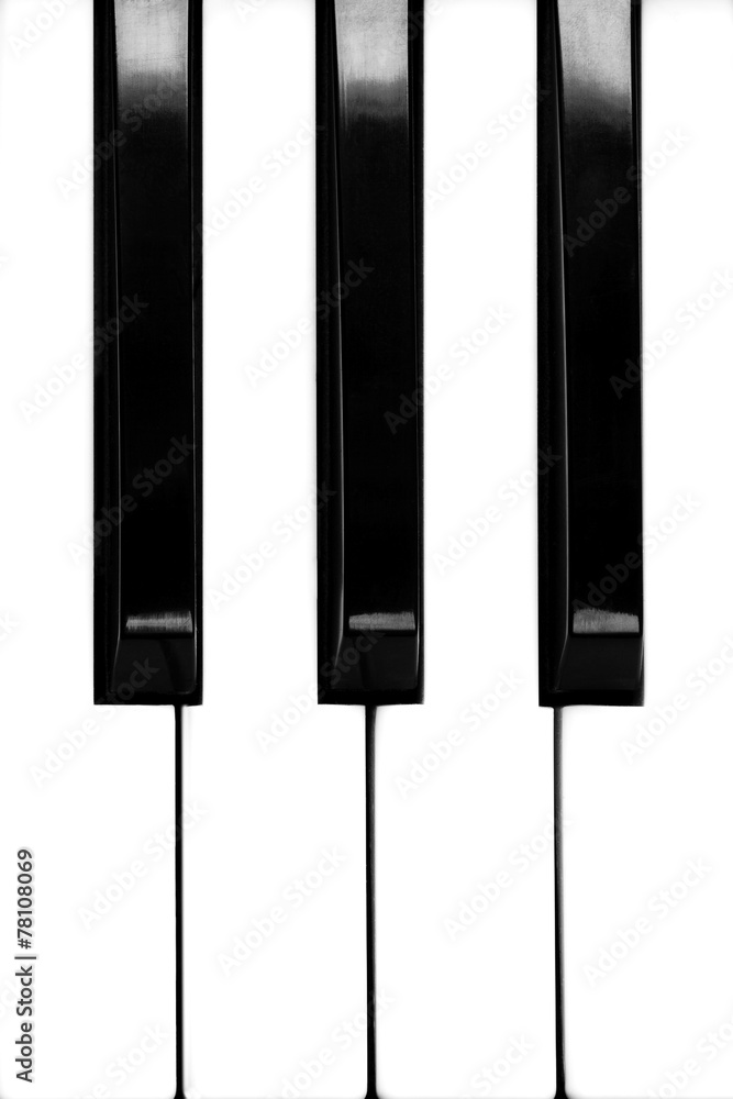 Naklejka premium Piano keys