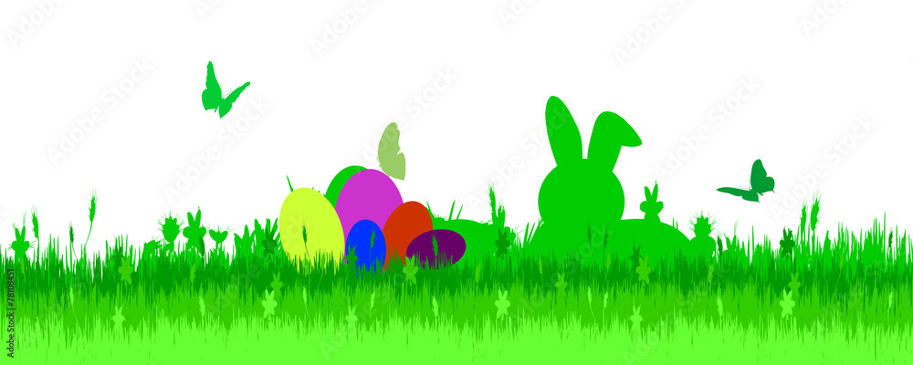 Vector illustration with Easter theme.