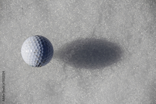 golf in winter