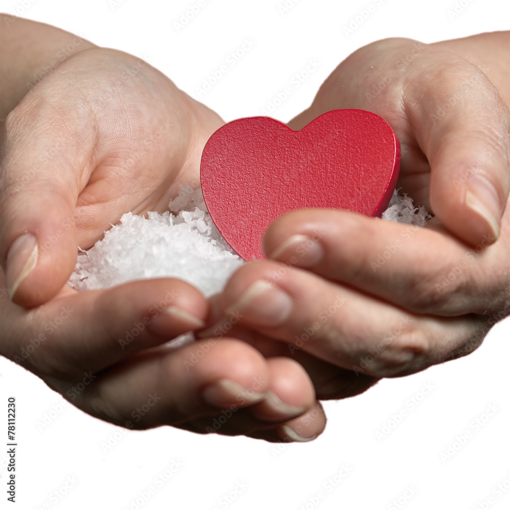 Fototapeta premium Heart in hand