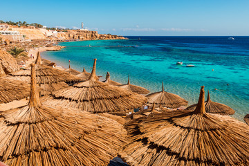 Fototapete Ägypten Küste des Roten Meeres in Sharm El Sheikh, Ägypten, Sinai  © sola_sola