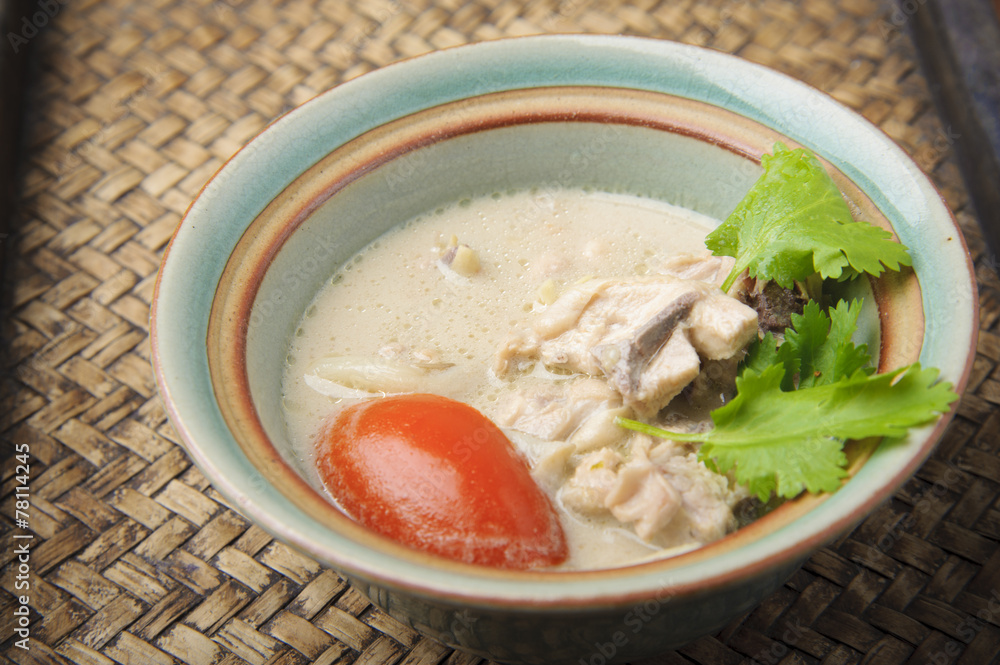 Chicken in coconut soup Chicken in coconut soup