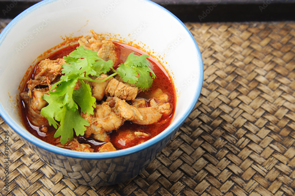 Chicken in red curry Chicken in red curry