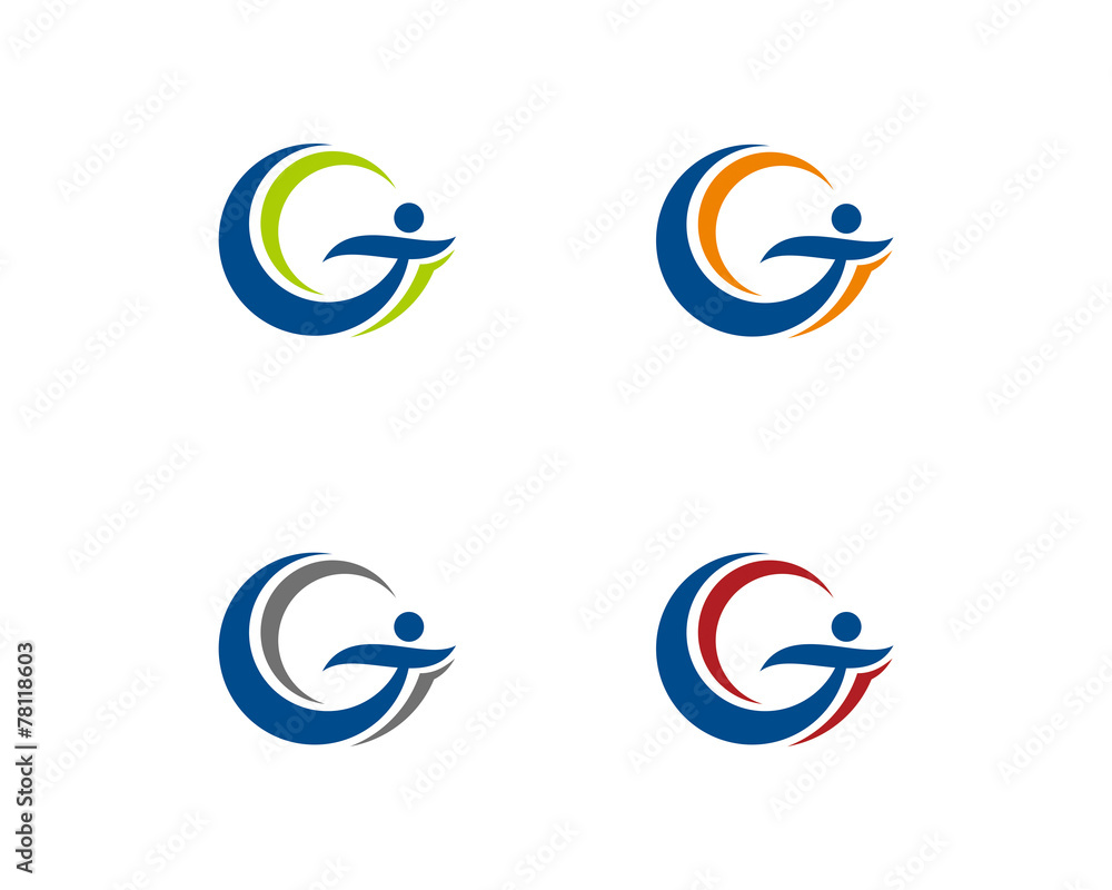 Obraz premium G Swoosh Logotype 1