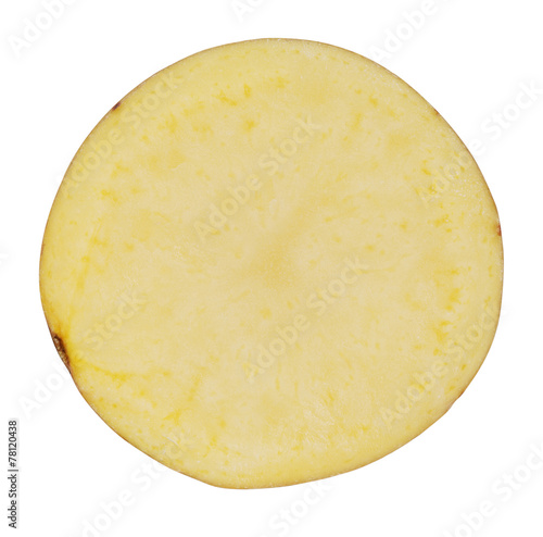 Potato isolated on white background with clipping path