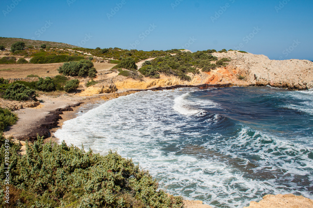 The sea and the waves