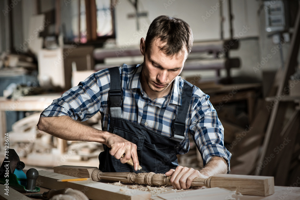 Carpenter at work Carpenter at work