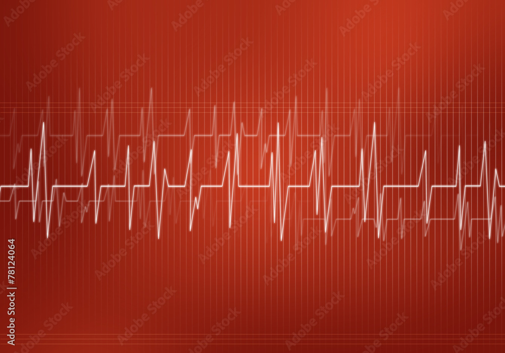 Naklejka premium Heart care