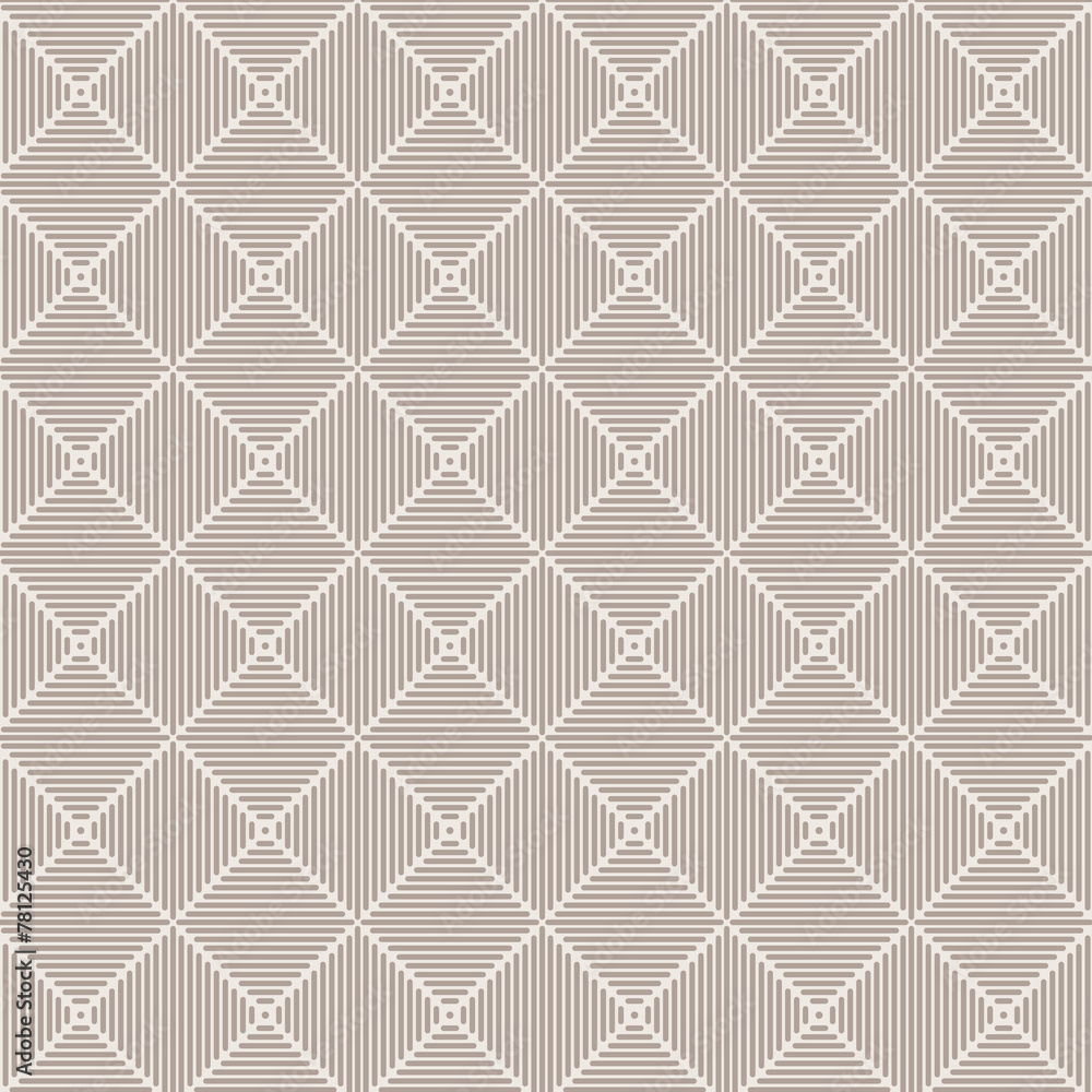 Naklejka premium Seamless vector pattern with striped squares