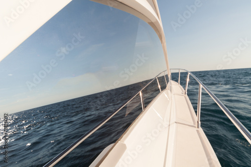 Fényképezés motor boat