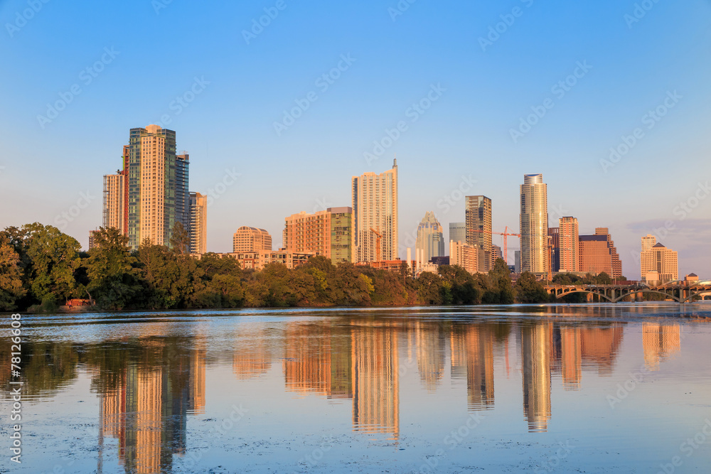 Fototapeta premium view of Austin, downtown skyline